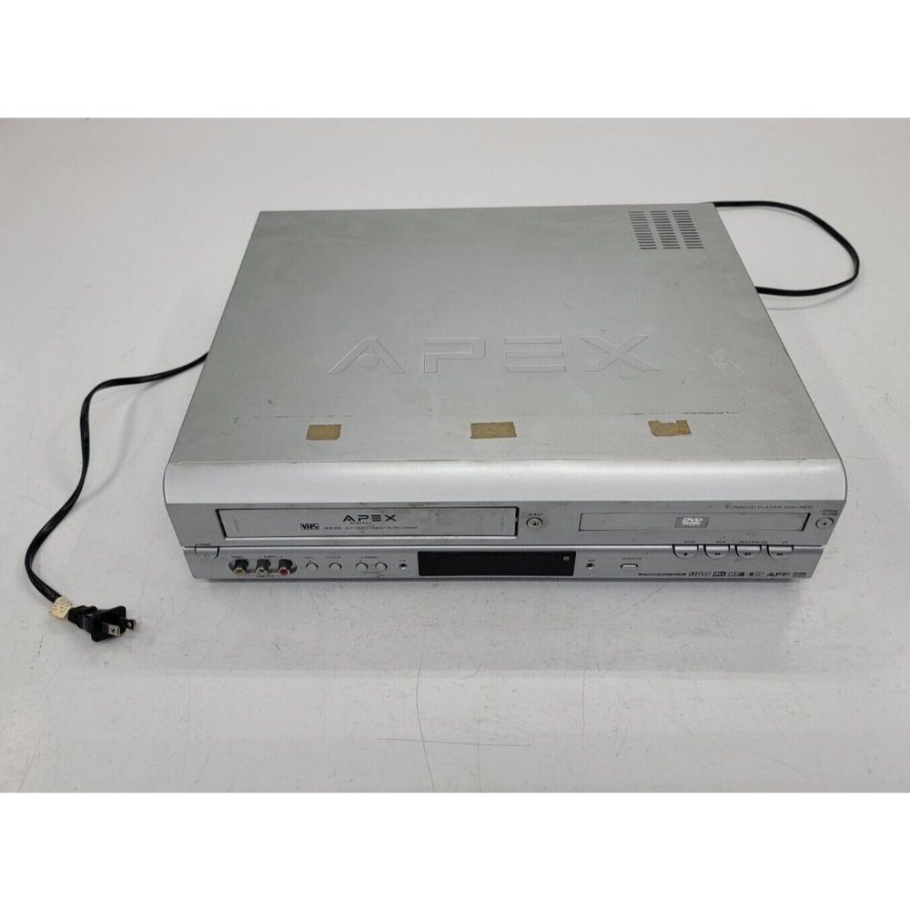 VCR DVD ADV-3800 Apex Player Combo 4 Head Works